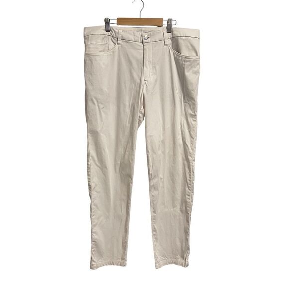 Lululemon ABC Classic-Fit Pant Warpstreme White Size 34 - Picture 1 of 7